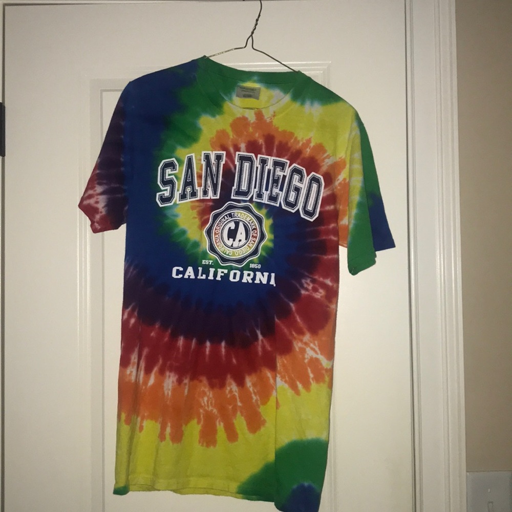 TIE DYE San Diego tourist shirt